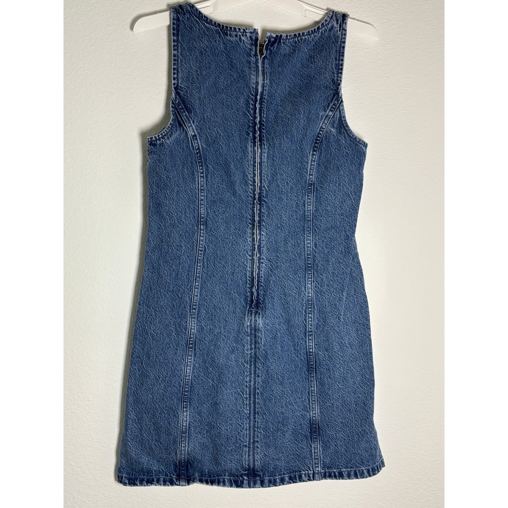 Abercrombie & Fitch Blue Denim Mini Dress - Picture 3 of 5